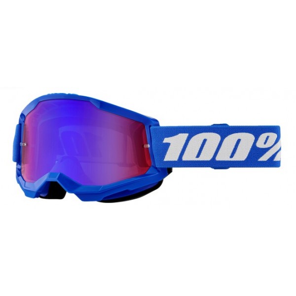 100% STRATA 2 ZATEMNJENA MOTOKROS OČALA BLUE 100% STRATA 2 ZATEMNJENA MOTOKROS OČALA BLUE